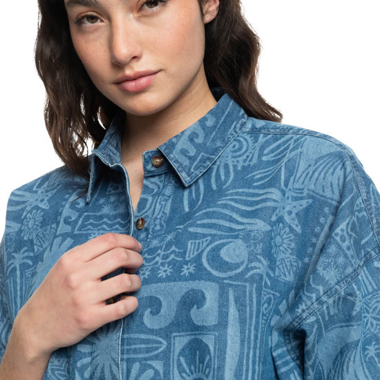 Roxy Γυναικείο πουκάμισο Beach Nostalgia Denim Shirt